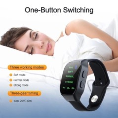 EMS Sleep Aid Watch Mikroáramú impulzus Alvás szorongáscsillapító Álmatlanság Hipnózis Készülék Fast Sleep Rest Karpánt karóra t