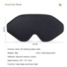 3D Sleep Mask 99% Blockout Light Blindfold Sleeping Aid Eye Mask Soft Memory Foam Face Mask Eyeshade Slaapmasker Eye Cover Patch