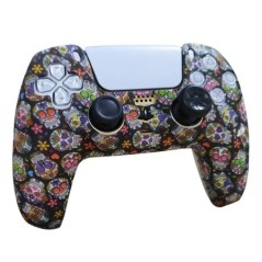 Gumi védő szilikon borító bőr Sony PlayStation Dualshock 5 PS5 vezérlőtok hüvelykujj stick markolat sapka DualSense 5-höz