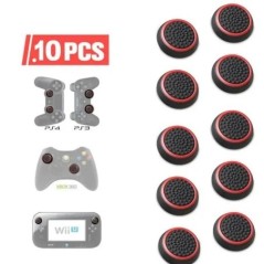 4 DB/10 DB csúszásmentes szilikon analóg joystick hüvelykujj bot markolatsapka tokok PS3 PS4 PS5 Xbox 360 Xbox One kontrollerhez