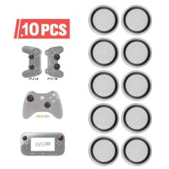 4 DB/10 DB csúszásmentes szilikon analóg joystick hüvelykujj bot markolatsapka tokok PS3 PS4 PS5 Xbox 360 Xbox One kontrollerhez