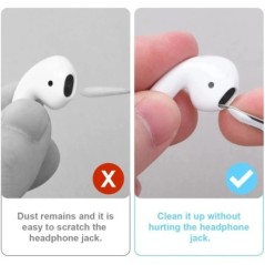 Bluetooth fülhallgató tisztító készlet Airpods Pro 1 2 3 fülhallgató tok tisztító toll bursh eszközökhöz Samsung Xiaomi Airdots 