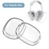 AirPods Max átlátszó tokhoz Puha TPU karcolásgátló burkolatú hüvely védőtokok Apple AirPods Max fejhallgató-tartozékokhoz