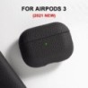 Airpods Pro2 tokhoz 100%-ban valódi bőr tok Airpodshoz 3/2 / Pro bőrtokok AirPods tok Licsi mintás marhabőr tokok