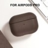 Airpods Pro2 tokhoz 100%-ban valódi bőr tok Airpodshoz 3/2 / Pro bőrtokok AirPods tok Licsi mintás marhabőr tokok