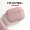 Airpods Pro2 tokhoz 100%-ban valódi bőr tok Airpodshoz 3/2 / Pro bőrtokok AirPods tok Licsi mintás marhabőr tokok