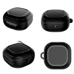 Luxus bőr textúra tok Samsung Galaxy Buds 2 Pro FE tok samsung buds2 buds 2 tokhoz Galaxy Buds Live Pro Funda