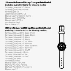 20 mm-es 22 mm-es nylon szíj Samsung Galaxy karóra 3 4 46 mm-es gear s3 Frontier Classic szövött nylon szíjhoz 20 mm-es 22 mm-es