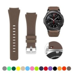 20 mm-es 22 mm-es szíj Samsung Galaxy Watch 3 4 5 46 mm-es 42 mm-es Gear S3/ Sport Frontier Active 2 szilikon karkötő Huawei GT 