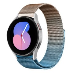 20mm-es 22mm-es szíj Samsung Galaxy karóra 4/5/5Pro 44mm/40mm/Active 1/2 mágneses hurok karkötő Galaxy Watch 4 klasszikus 46mm 4