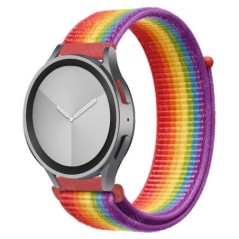 Nylon hurkos szíj Samsung Galaxy Watch 6/5/pro/4/Classic/active 2 43-47-40-44mm 20mm/22mm sport karkötő huawei gt 2/e/3 szíjhoz