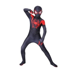 Spiderman Cosplay jelmez Pókember a pókba Verse Mérföldek Morales Cosplay Body Jumpsuitek Halloween jelmezek gyerekeknek