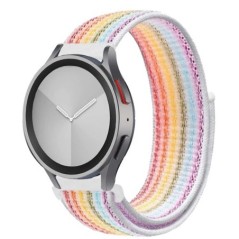 Nylon hurkos szíj Samsung Galaxy Watch 6/5/pro/4/Classic/active 2 43-47-40-44mm 20mm/22mm sport karkötő huawei gt 2/e/3 szíjhoz