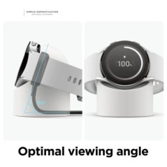 Kompatibilis: Samsung Galaxy Watch 5 töltőállvány 40mm 44mm 42mm 46mm Galaxy Watch3 4 5 Pro Charger szilikon állvány 41mm 45mm