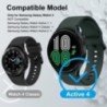 Órafedél Samsung Galaxy Watch 4 40mm 44mm 42mm 46mm 45mm, PC matt tok, sokoldalú védő lökhárító ház Watch5/5Pro készülékhez