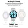 Samsung Galaxy Watch 6 Classic tok, 47 mm-es 43 mm-es képernyővédő fólia PC lökhárító sokoldalú Galaxy Watch 6 40 mm-es 44 mm-es