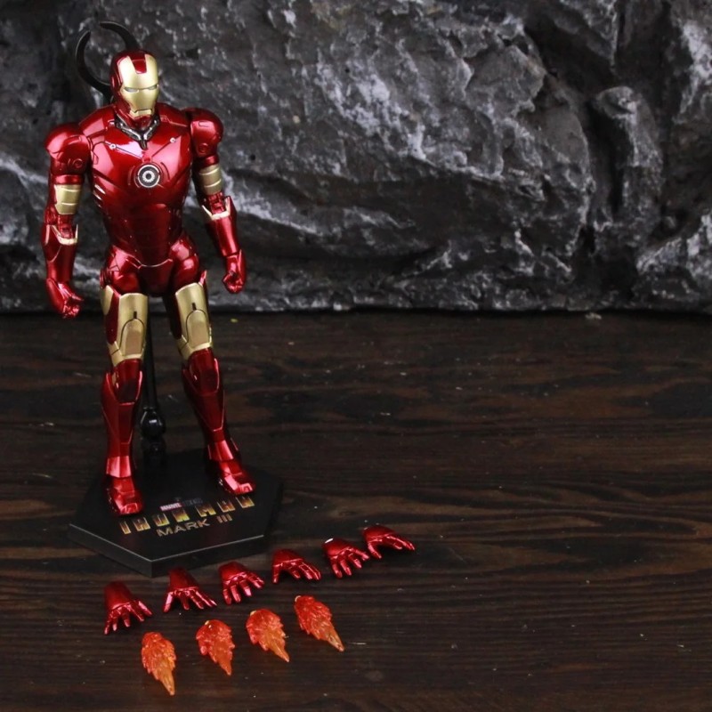 ZD Toys Marvel Iron Man MK46 MK45 MK1 MK2 MK3 MK4 MK5 MK6 MK7 MK33 MK17 7" Movie Action Figure Iron Mark 1 2 3 4 5 6 7 Legends