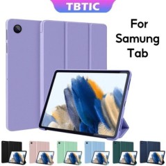 Tok Samsung Galaxy S6 Lite P610 P615 A9 A7 Lite 8.7IN Tab A8 10.5IN A9 Plus S7 S8 S9 11IN PU tablet borító Smart Case táblagép