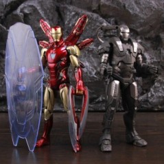 ZD Toys Marvel Iron Man MK46 MK45 MK1 MK2 MK3 MK4 MK5 MK6 MK7 MK33 MK17 7" Movie Action Figure Iron Mark 1 2 3 4 5 6 7 Legends