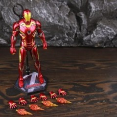 ZD Toys Marvel Iron Man MK46 MK45 MK1 MK2 MK3 MK4 MK5 MK6 MK7 MK33 MK17 7" Movie Action Figure Iron Mark 1 2 3 4 5 6 7 Legends