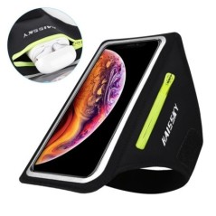 HAISSKY futósport karszalagok iPhone 15 14 13 12 11 Pro Max 14 Plus Samsung S23 Ultra cipzáras kar táska tok AirPods Pro 3 készü