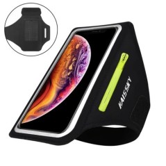 HAISSKY futósport karszalagok iPhone 15 14 13 12 11 Pro Max 14 Plus Samsung S23 Ultra cipzáras kar táska tok AirPods Pro 3 készü