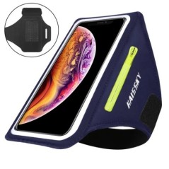 HAISSKY futósport karszalagok iPhone 15 14 13 12 11 Pro Max 14 Plus Samsung S23 Ultra cipzáras kar táska tok AirPods Pro 3 készü