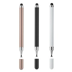 Univerzális 2 az 1-ben Stylus Pen iOS Android Touch Pen Rajz kapacitív ceruza iPadhez Samsung Xiaomi Tablet Okostelefon