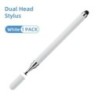 Univerzális 2 az 1-ben Stylus Pen iOS Android Touch Pen Rajz kapacitív ceruza iPadhez Samsung Xiaomi Tablet Okostelefon