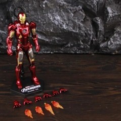 ZD Toys Marvel Iron Man MK46 MK45 MK1 MK2 MK3 MK4 MK5 MK6 MK7 MK33 MK17 7" Movie Action Figure Iron Mark 1 2 3 4 5 6 7 Legends