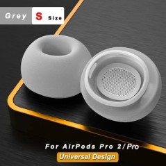 Apple AirPods Pro 2 füldugókhoz Memóriahab tippek Csúszásgátló fülhallgatók Fülpárna csere Fülhallgató Fülpárnák Kicsi Közepes N