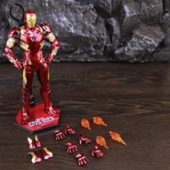 ZD Toys Marvel Iron Man MK46 MK45 MK1 MK2 MK3 MK4 MK5 MK6 MK7 MK33 MK17 7" Movie Action Figure Iron Mark 1 2 3 4 5 6 7 Legends