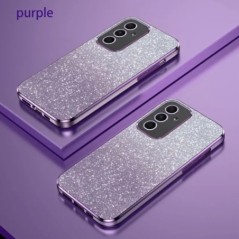 Egy 54 34 24 14 luxus gradiens csillogó bevonatú tok Samsung Galaxy A54 A34 A24 A14 4g 5g A04s 2023 szilikon védő hátlaphoz