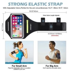 HAISSKY New Upgrade Running Sport karszalagos táska iPhone 15 14 13 12 11 Pro Max 14 Plus XR AirPods Pro 3 cipzáras telefon karp