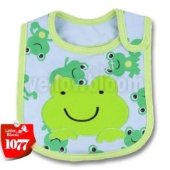 [Littles&Bloomz] Baby Girl Boy Feeding Bibs Waterproof Apron Cartoon Towel Kids Toddler Dinner baberos Bandanas Burp Cloths