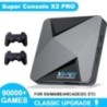 KINHANK Retro Videojáték-konzol Super Console X2 Pro 90000 videojátékkal PS1/DC/MAME/SS-hez Gamepad Kid Gift Game Box-al