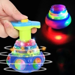 Zsákos kerek világító játék Könnyűzene Forgó Giroszkóp Fidget Spinner Pörgetős játékok Véletlen színű Gyerekjátékok Gyerek Ajánd