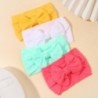 Candy Colors Baba Bowknot Hajpánt Széles Fejpánt Gyerekek Lányok Boutique Elasztic Protect Turbán Fejfedők Gyerek Haj Kiegészítő