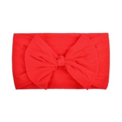 Candy Colors Baba Bowknot Hajpánt Széles Fejpánt Gyerekek Lányok Boutique Elasztic Protect Turbán Fejfedők Gyerek Haj Kiegészítő