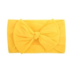 Candy Colors Baba Bowknot Hajpánt Széles Fejpánt Gyerekek Lányok Boutique Elasztic Protect Turbán Fejfedők Gyerek Haj Kiegészítő