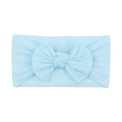 Candy Colors Baba Bowknot Hajpánt Széles Fejpánt Gyerekek Lányok Boutique Elasztic Protect Turbán Fejfedők Gyerek Haj Kiegészítő