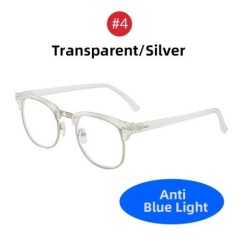 VIVIBEE Vintage Anti Blue Fényblokkoló Szemüvegek Férfi Négyzet Ray Filter Női Játék szemüvegek Fekete keretek Számítógépes szem