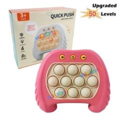 Quick Push Game Elektronikus Pop Light Fidget játékok gyerekeknek Felnőtt stresszoldó Érzékszervi játékok Fiúknak és lányoknak S