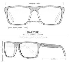 BARCUR Design TR90 Napszemüveg Férfi Polarizált Könnyű Sport Napszemüveg Női Szemüveg Kiegészítő Oculos UVAB védelem