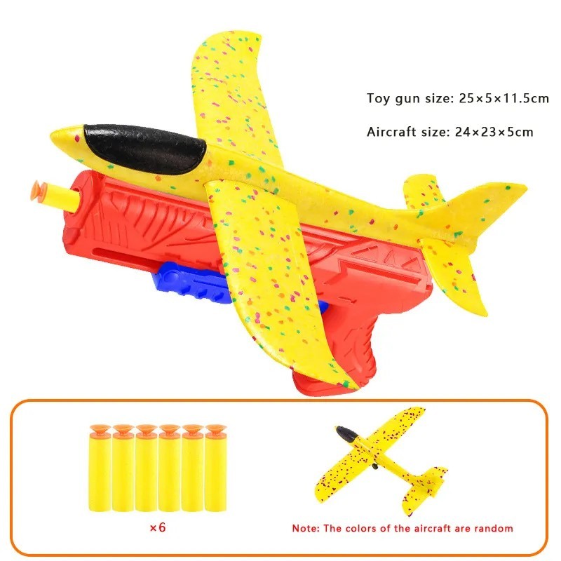 Új repülőgépindító buborékkatapult repülőgép játékkal Vicces repülőgépes játékok gyerekeknek repülőgép katapult fegyveres lövöld