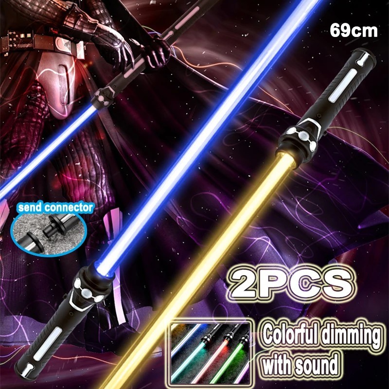 Új RGB fénykard lézerkard játékok fénykard 7 színváltoztatás gyerekeknek hangfontok Force FX FOC Blaster játékok Jedi lézerkard 