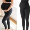 Magas derekú terhességi leggings Skinny kismama ruhák terhes nőknek Belly Support Kötött leggins Body Shaper nadrág