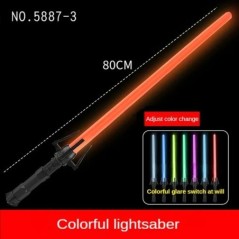 Új RGB fénykard lézerkard játékok fénykard 7 színváltoztatás gyerekeknek hangfontok Force FX FOC Blaster játékok Jedi lézerkard 