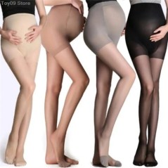 Állítható magasan elasztikus leggings ummer kismama terhes nők terhes harisnya Ultra ThinTights harisnya