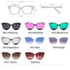 WarBLade New Fashion Napszemüvegek Női Vintage Luxus Márka Design Szemüvegek Tükör Klasszikus Oculos De Sol Feminino UV400 Szemü